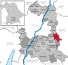 Lage der Gemeinde Grasbrunn im Landkreis München