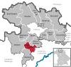 Lage der Gemeinde Großheirath im Landkreis Coburg