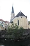 Katholische Pfarrkirche hl. Michael mit Kirchhof und Wehranlagen