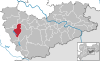 Lage der Gemeinde Höckendorf im Landkreis Sächsische Schweiz-Osterzgebirge