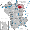 Lage der Gemeinde Haldenwang im Landkreis Günzburg