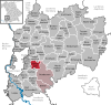 Lage der Gemeinde Hawangen im Landkreis Unterallgäu
