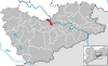Lage der Stadt Heidenau im Landkreis Sächsische Schweiz-Osterzgebirge