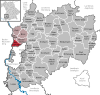 Lage der Gemeinde Heimertingen im Landkreis Unterallgäu