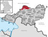 Lage der Gemeinde Hergatz im Landkreis Lindau (Bodensee)
