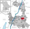 Lage der Gemeinde Hohenbrunn im Landkreis München
