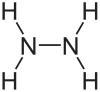 Struktur des Hydrazin