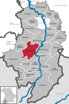 Lage der Stadt Immenstadt im Allgäu im Landkreis Oberallgäu