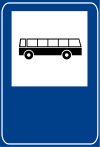 Italian traffic sign - fermata autobus.svg