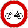 Italian traffic signs - divieto di transito alle biciclette.svg