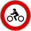 Italian traffic signs - divieto di transito motocicli.svg