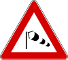 Italian traffic signs - forte vento laterale.svg
