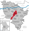 Lage der Gemeinde Königsmoos im Landkreis Neuburg-Schrobenhausen