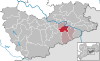 Lage der Stadt Königstein im Landkreis Sächsische Schweiz-Osterzgebirge