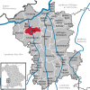 Lage der Gemeinde Kötz im Landkreis Günzburg