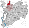 Lage der Gemeinde Kettershausen im Landkreis Unterallgäu