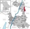 Lage der Gemeinde Kirchheim b.München im Landkreis München