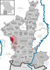 Lage der Gemeinde Kraftisried im Landkreis Ostallgäu