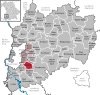 Lage der Gemeinde Lachen im Landkreis Unterallgäu