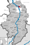 Lage der Gemeinde Lauben im Landkreis Oberallgäu