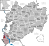 Lage der Gemeinde Lautrach im Landkreis Unterallgäu