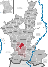 Lage der Gemeinde Lengenwang im Landkreis Ostallgäu