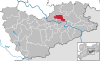 Lage der Gemeinde Lohmen im Landkreis Sächsische Schweiz-Osterzgebirge