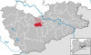 Lage der Gemeinde Müglitztal im Landkreis Sächsische Schweiz-Osterzgebirge