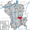 Lage der Gemeinde Münsterhausen im Landkreis Günzburg