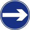 Mandatory road sign turn right.svg