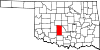 Map of Oklahoma highlighting Grady County.svg