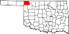 Map of Oklahoma highlighting Harper County.svg
