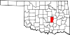 Map of Oklahoma highlighting Seminole County.svg