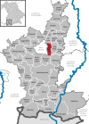 Lage der Gemeinde Mauerstetten im Landkreis Ostallgäu