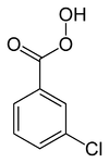 Strukturformel von meta-Chlorperbenzoesäure