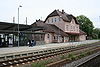 Bahnhof von Meckenbeuren – Meckenbeuren wird in dem Lied „Auf der Schwäb'schen Eisenbahn“ erwähnt