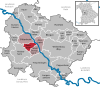 Lage der Gemeinde Meinheim im Landkreis Weißenburg-Gunzenhausen