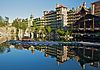 Mohonk Mountain House 2011 Boat Dock Against Guest Rooms FRD 3041.jpg