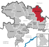 Lage der Stadt Neustadt b.Coburg im Landkreis Coburg