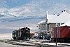 Historischer Personenzug am Nevada Northern Railway Museum's East Ely Depot