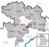 Lage der Gemeinde Niederfüllbach im Landkreis Coburg