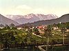Oberau – Ortsansicht um das Jahr 1900