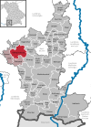 Lage des Marktes Obergünzburg im Landkreis Ostallgäu