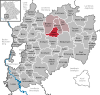 Lage der Gemeinde Oberrieden im Landkreis Unterallgäu