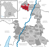 Lage der Gemeinde Oberschleißheim im Landkreis München