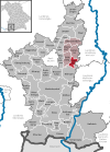 Lage der Gemeinde Osterzell im Landkreis Ostallgäu