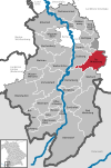Lage der Gemeinde Oy-Mittelberg im Landkreis Oberallgäu