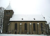 Außenansicht der Kirche Mariä Himmelfahrt in Pömbsen