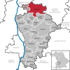 Lage des Marktes Pöttmes im Landkreis Aichach-Friedberg