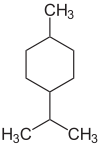 Struktur von p-Menthan